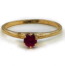 Yellow Gold Ring- Women's