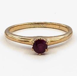 Yellow Gold Ring- Women's