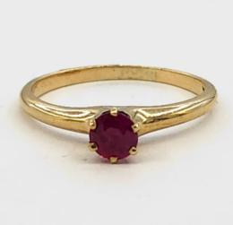 Yellow Gold Ring- Women's