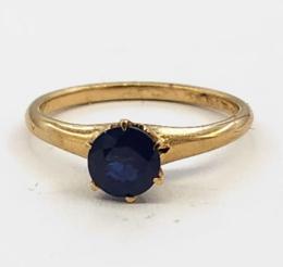 Yellow Gold Ring- Women's