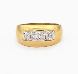 Yellow Gold Ring- Women's