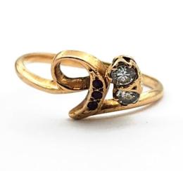 Yellow Gold Ring- Women's