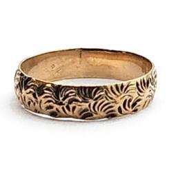 Yellow Gold Ring- Women's