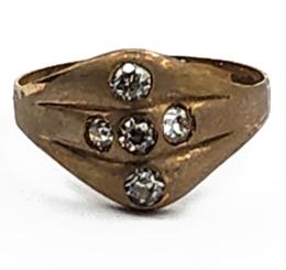 Yellow Gold Ring- Women's