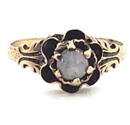 Yellow Gold Ring- Women's