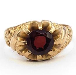 Yellow Gold Ring- Women's