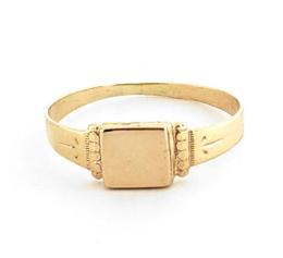 Yellow Gold Ring- Women's