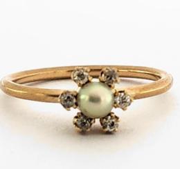 Yellow Gold Ring- Women's