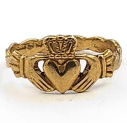 Yellow Gold Ring- Women's