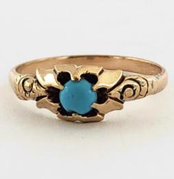 Yellow Gold Ring- Women's