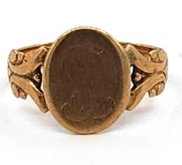 Yellow Gold Ring- Women's