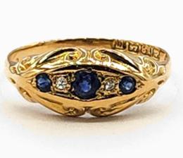 Yellow Gold Ring- Women's