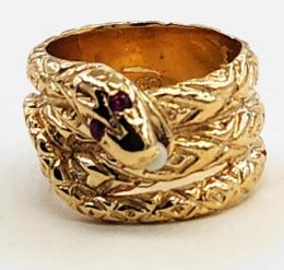 Yellow Gold Ring- Women's