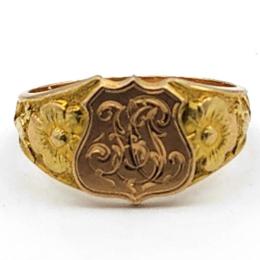 Yellow Gold Ring- Women's