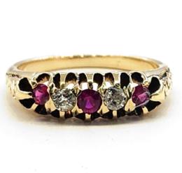 Yellow Gold Ring- Women's