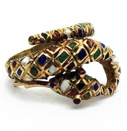 Yellow Gold Ring- Women's