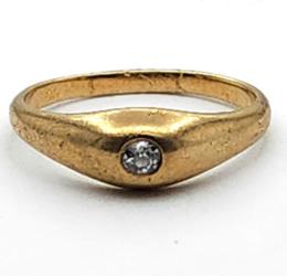 Yellow Gold Ring- Women's