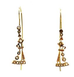 Yellow Gold Earring