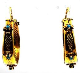 Yellow Gold Earring