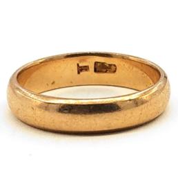 Yellow Gold Men's Wedding Bands