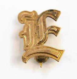 Yellow Gold Pin