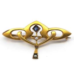 Yellow Gold Pin