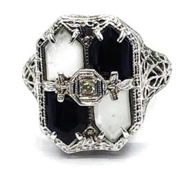 White Gold Ring - Women's