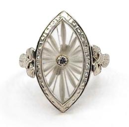 White Gold Ring - Women's