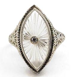 White Gold Ring - Women's