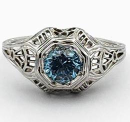 White Gold Ring - Women's