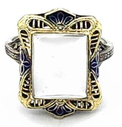 White Gold Ring - Women's