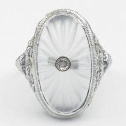 White Gold Ring - Women's