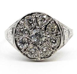 White Gold Ring - Women's