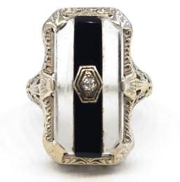 White Gold Ring - Women's