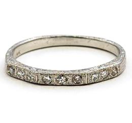 White Gold Women's Wedding Bands