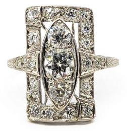 Platinum Ring  -  Women's